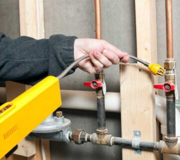 تمديد خطوط غاز طبيعي